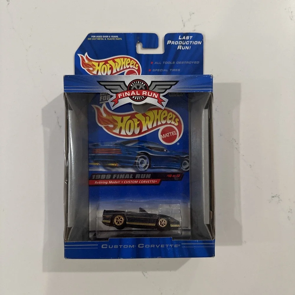 Hot Wheels 1999 Final Run Retired Custom Corvette #10 New In Box